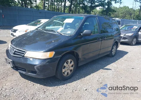 2003 Honda Odyssey Ex-L z USA, uszkodzony, nr VIN 5FNRL18003B042487
